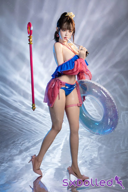 Nymphaea B (K-Cup) (155cm) | Sexy Asian Swimsuit Sex Doll | AITIA K-Cup / 155cm / Brunette Sex Doll