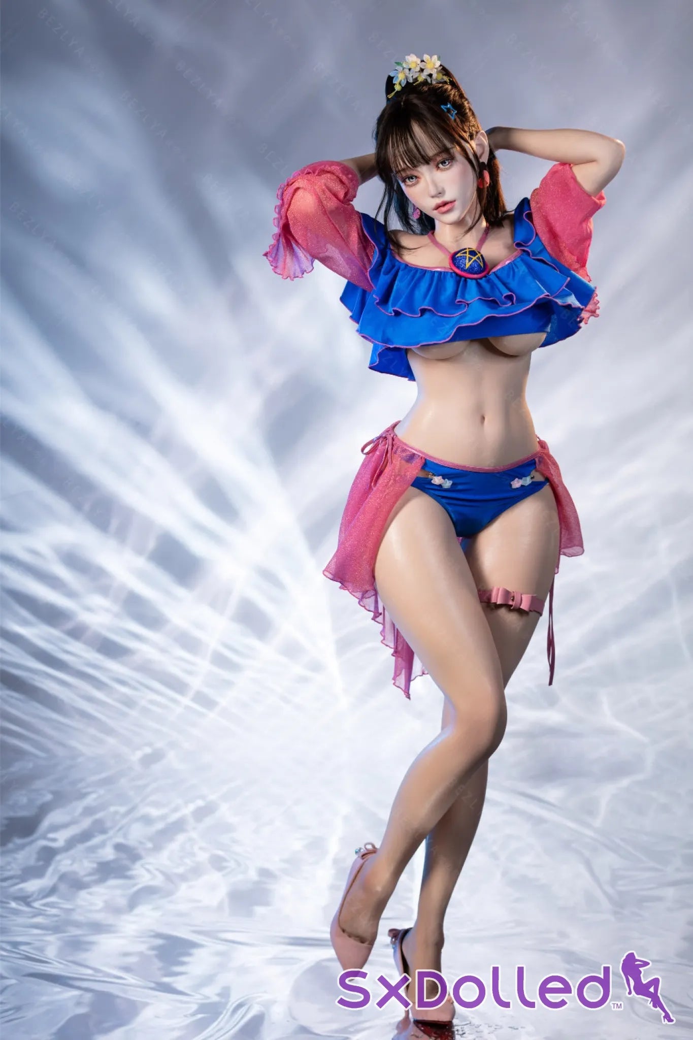 Nymphaea B (K-Cup) (155cm) | Sexy Asian Swimsuit Sex Doll | AITIA K-Cup / 155cm / Brunette Sex Doll