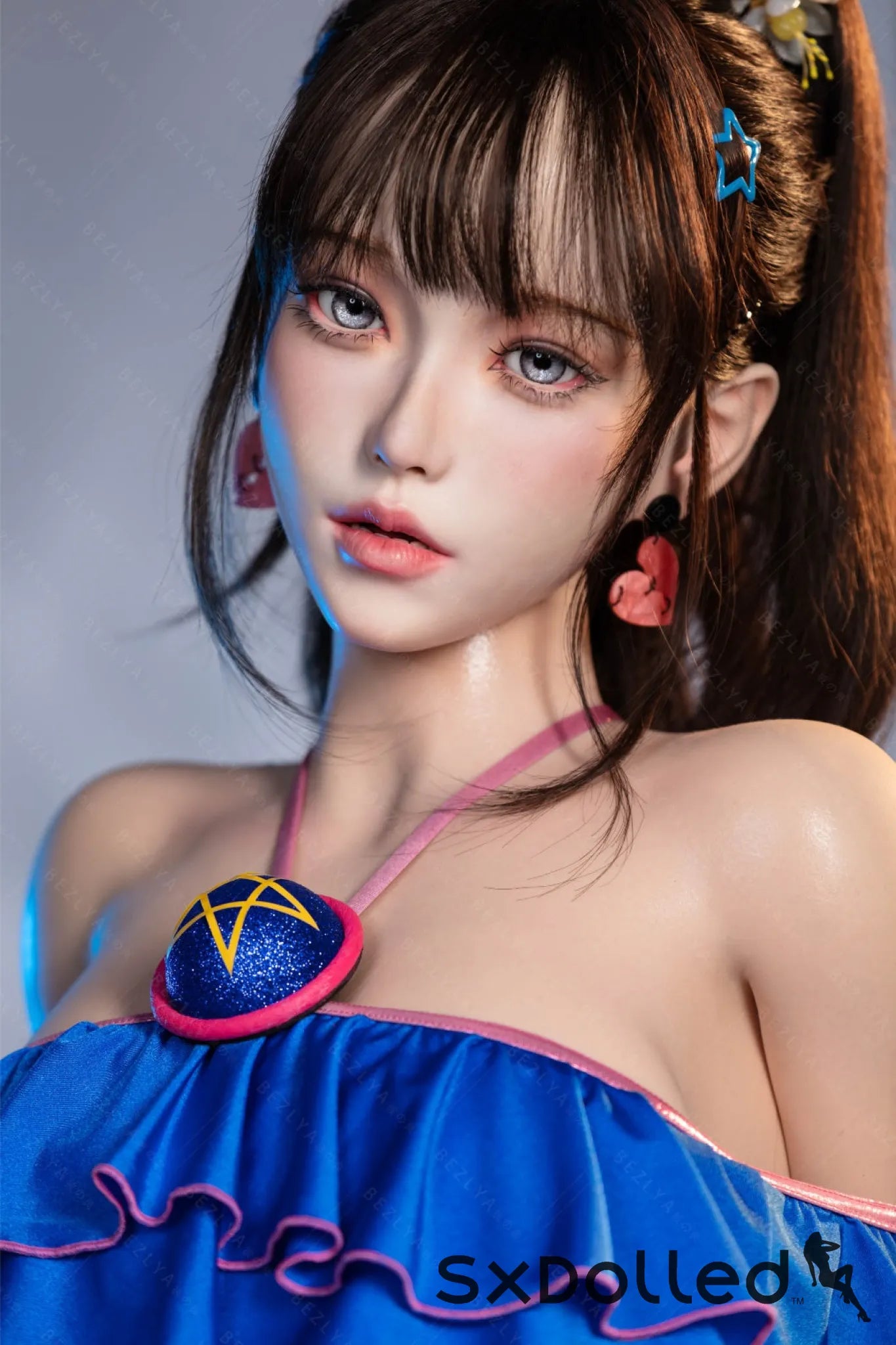 Nymphaea B (K Cup) (155cm) | Sexy Asian Swimsuit Sex Doll | Bezlya K Cup / 155cm / Brunette Sex Doll