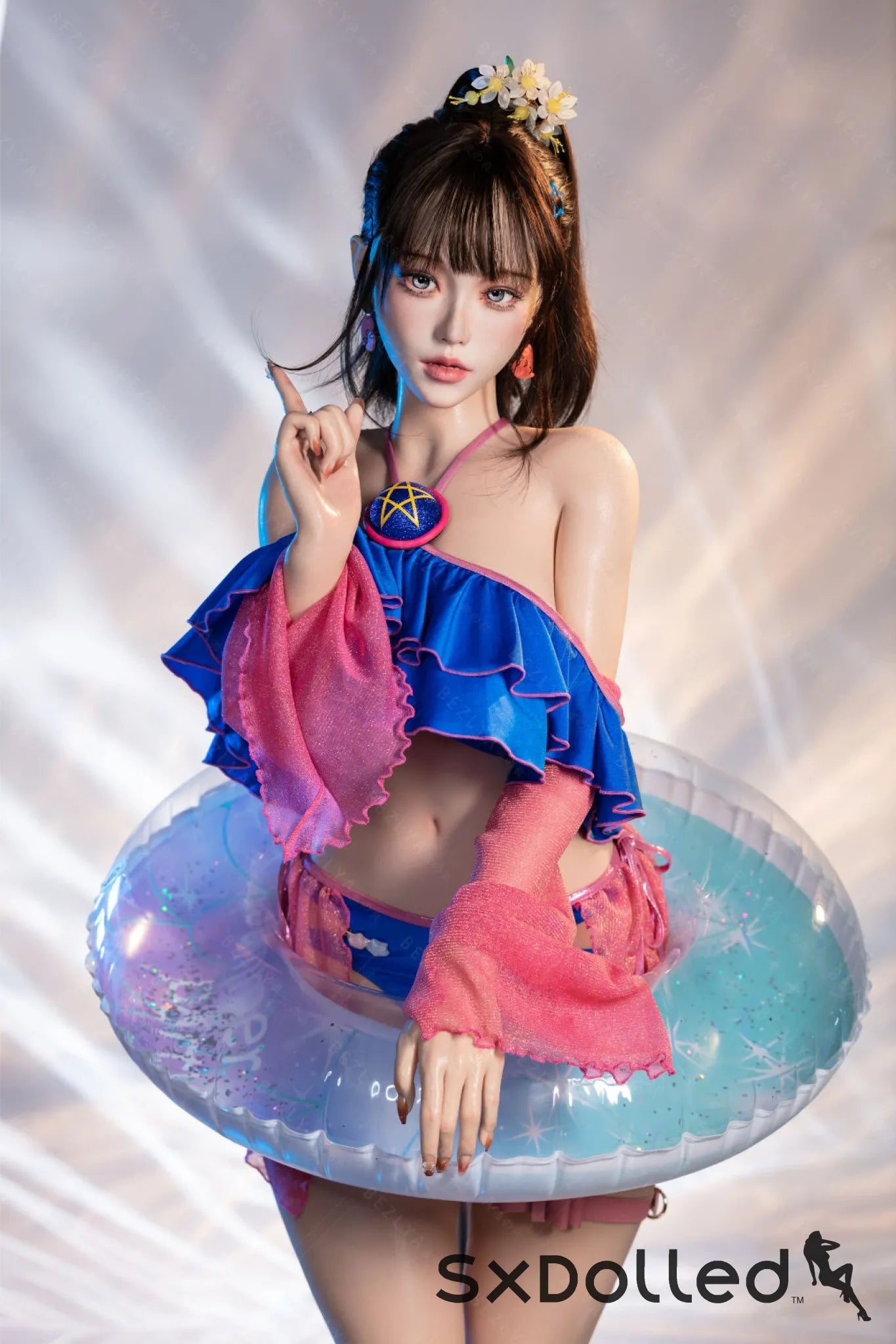 Nymphaea B (K Cup) (155cm) | Sexy Asian Swimsuit Sex Doll | Bezlya K Cup / 155cm / Brunette Sex Doll