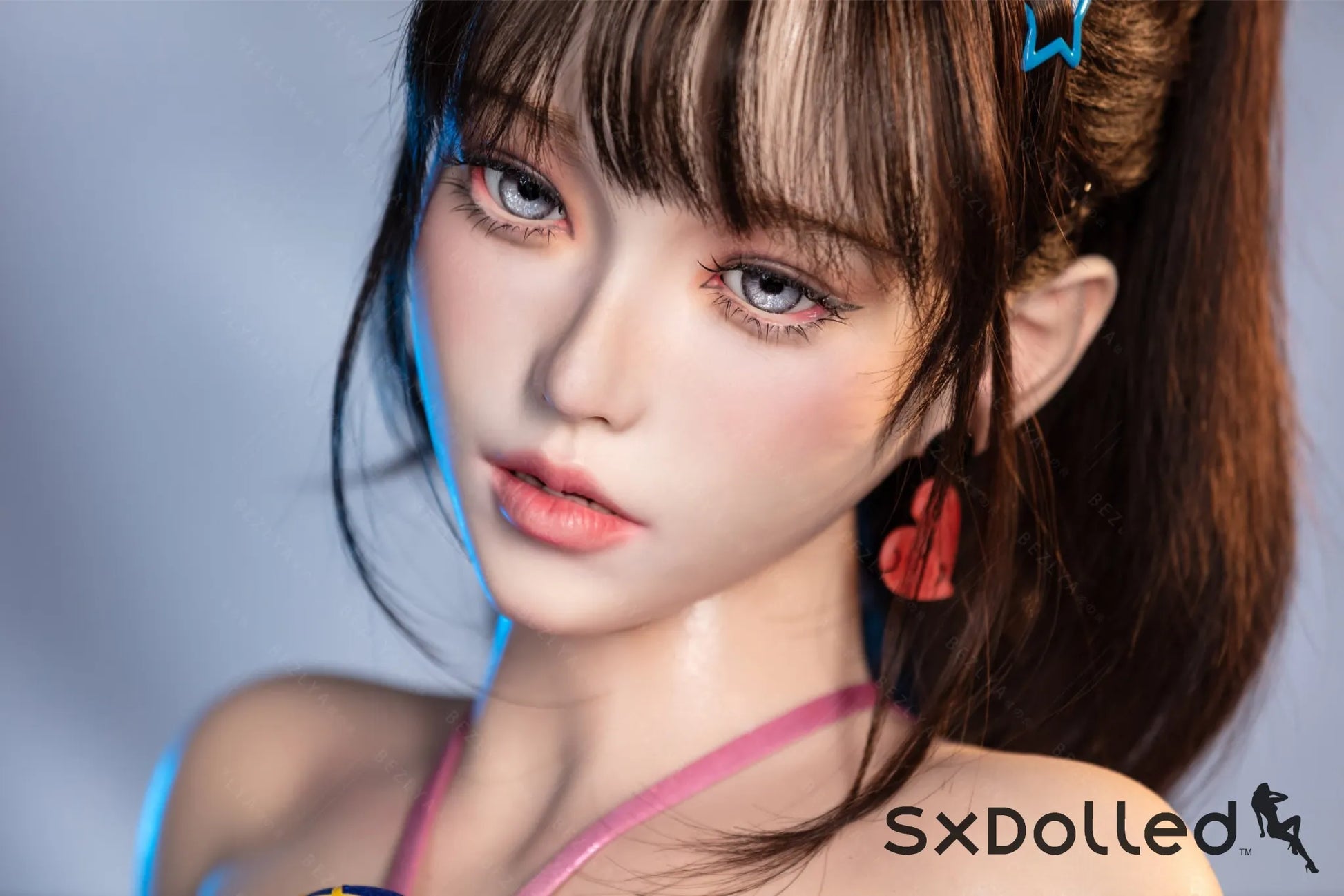 Nymphaea B (K Cup) (155cm) | Sexy Asian Swimsuit Sex Doll | Bezlya K Cup / 155cm / Brunette Sex Doll