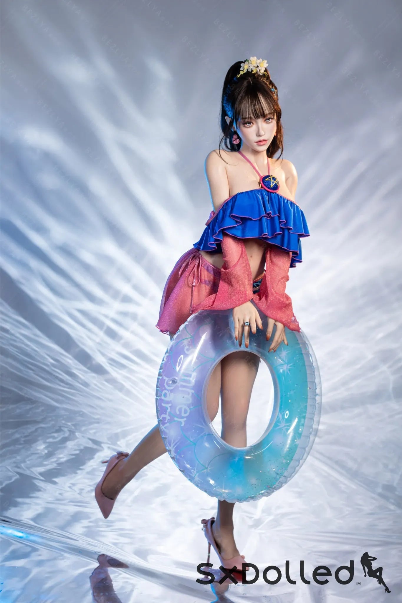 Nymphaea B (K Cup) (155cm) | Sexy Asian Swimsuit Sex Doll | Bezlya K Cup / 155cm / Brunette Sex Doll