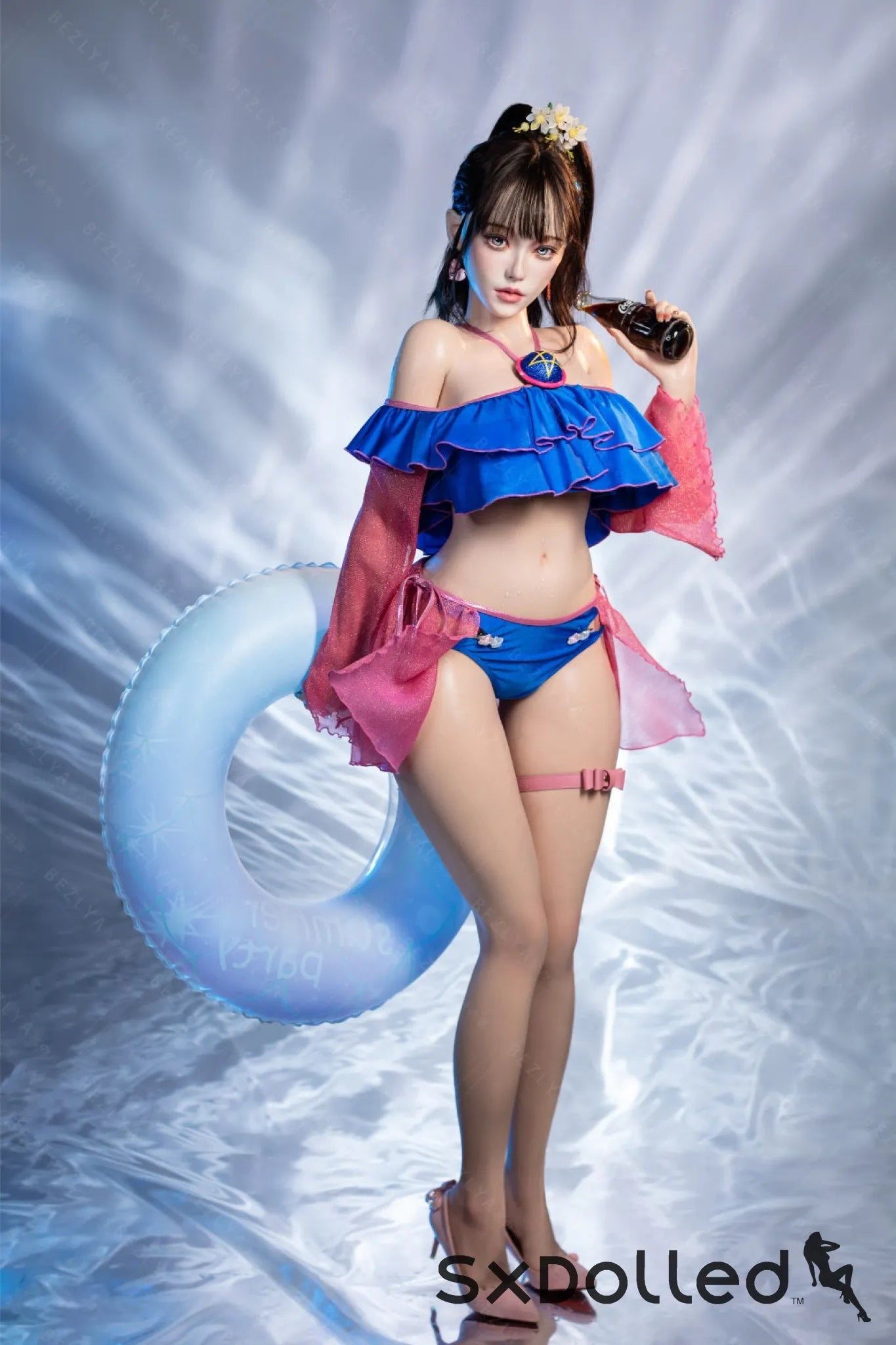 Nymphaea B (K Cup) (155cm) | Sexy Asian Swimsuit Sex Doll | Bezlya K Cup / 155cm / Brunette Sex Doll