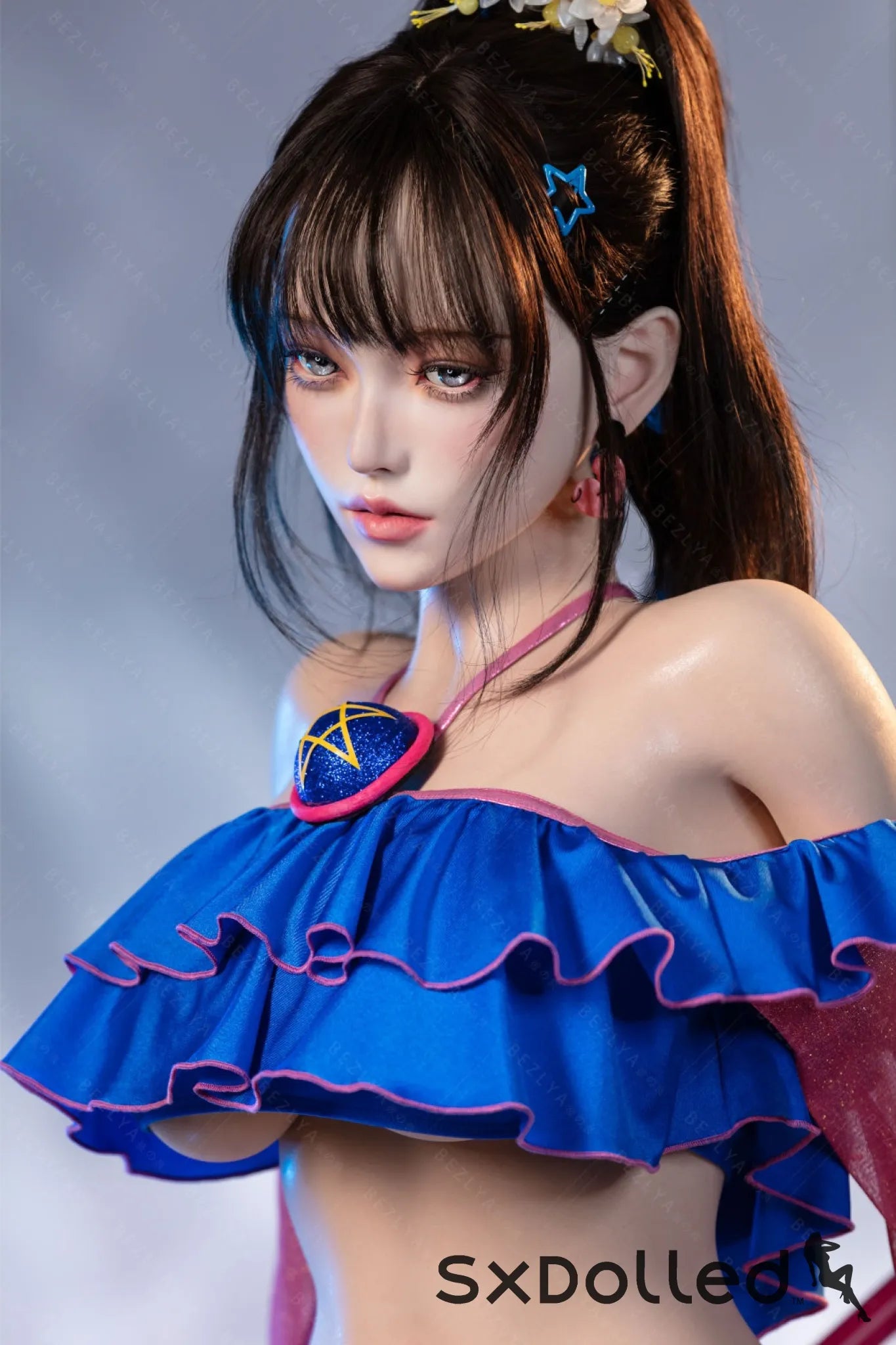 Nymphaea B (K Cup) (155cm) | Sexy Asian Swimsuit Sex Doll | Bezlya K Cup / 155cm / Brunette Sex Doll