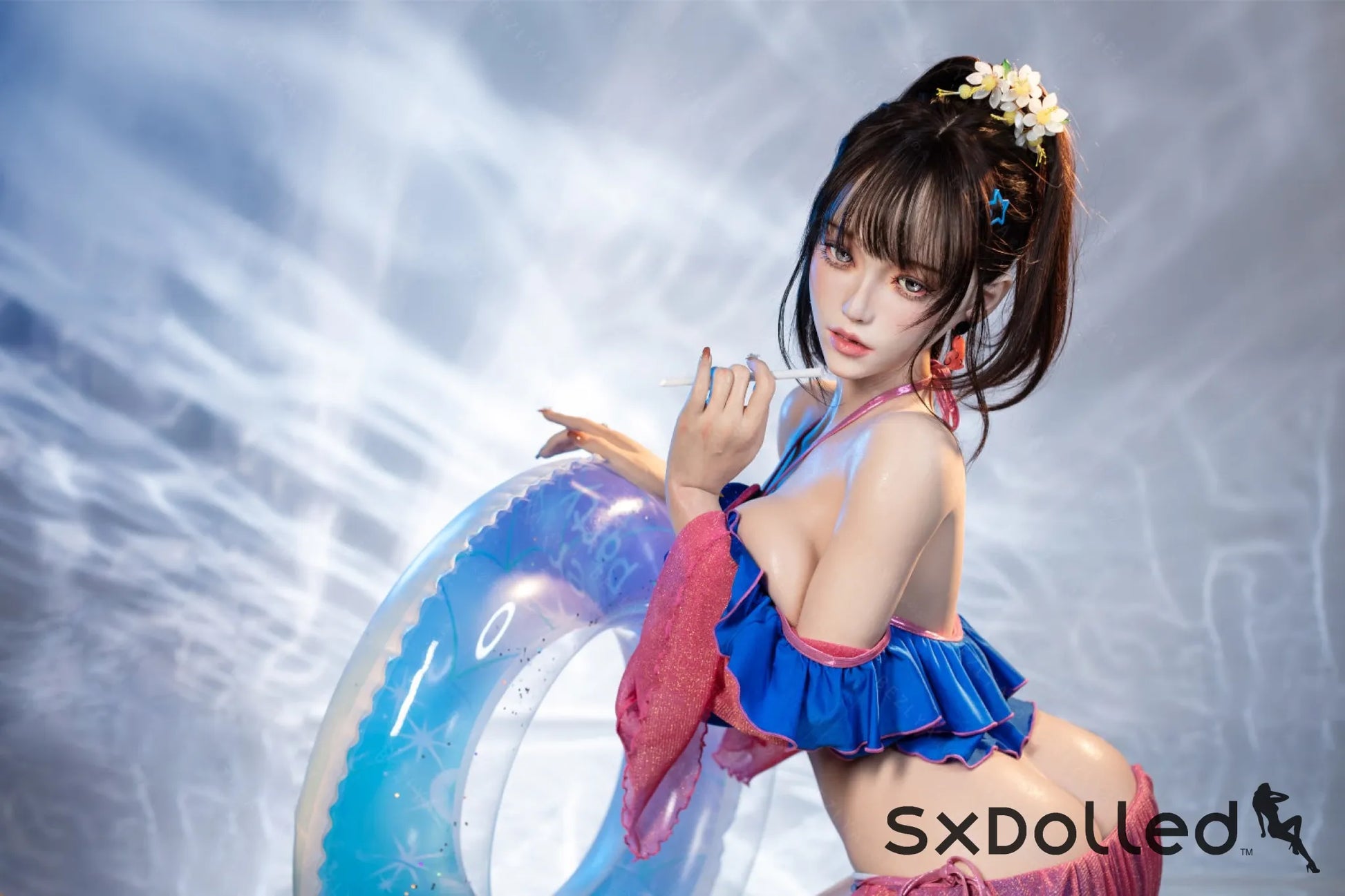 Nymphaea B (K Cup) (155cm) | Sexy Asian Swimsuit Sex Doll | Bezlya K Cup / 155cm / Brunette Sex Doll