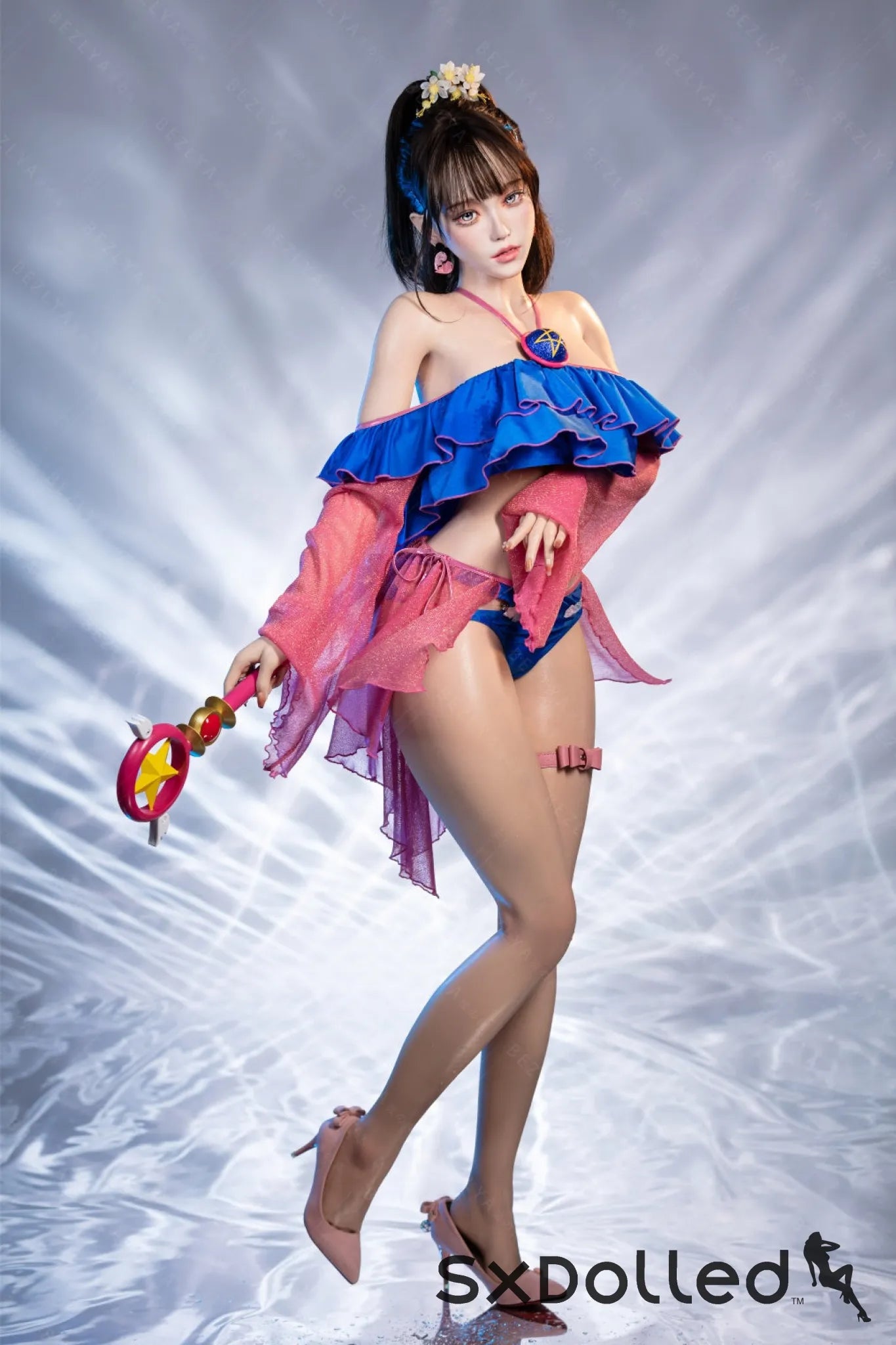 Nymphaea B (K Cup) (155cm) | Sexy Asian Swimsuit Sex Doll | Bezlya K Cup / 155cm / Brunette Sex Doll