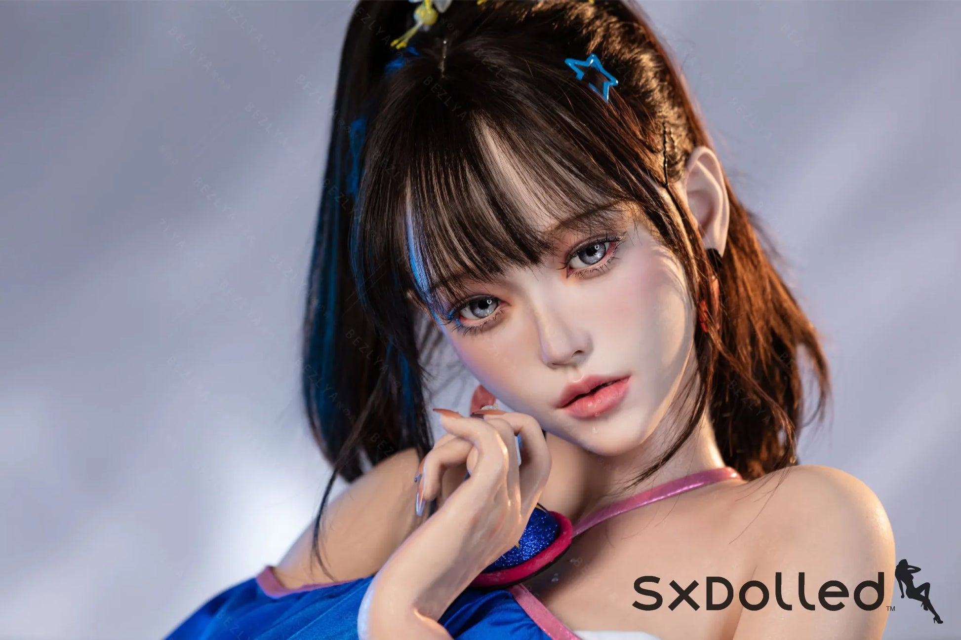 Nymphaea B (K Cup) (155cm) | Sexy Asian Swimsuit Sex Doll | Bezlya K Cup / 155cm / Brunette Sex Doll