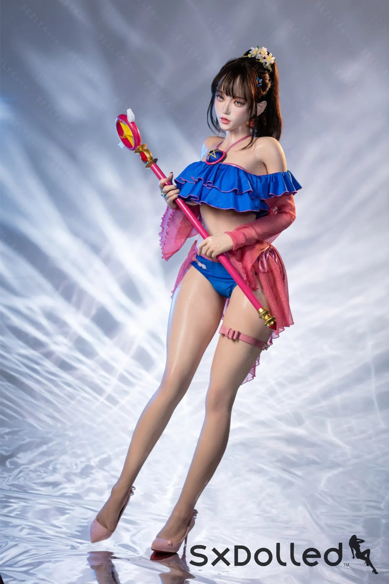 Nymphaea B (K Cup) (155cm) | Sexy Asian Swimsuit Sex Doll | Bezlya K Cup / 155cm / Brunette Sex Doll