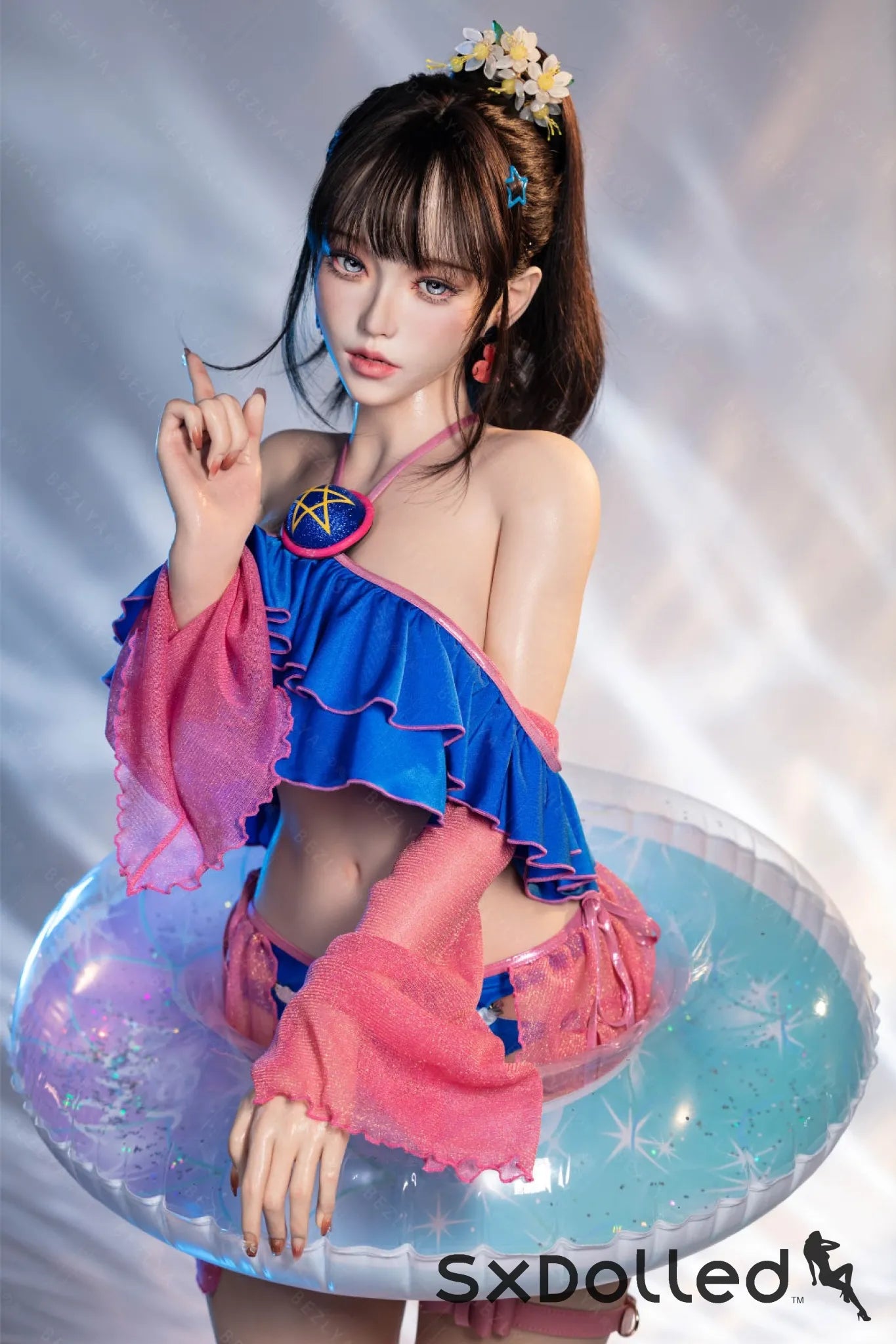 Nymphaea B (K Cup) (155cm) | Sexy Asian Swimsuit Sex Doll | Bezlya K Cup / 155cm / Brunette Sex Doll