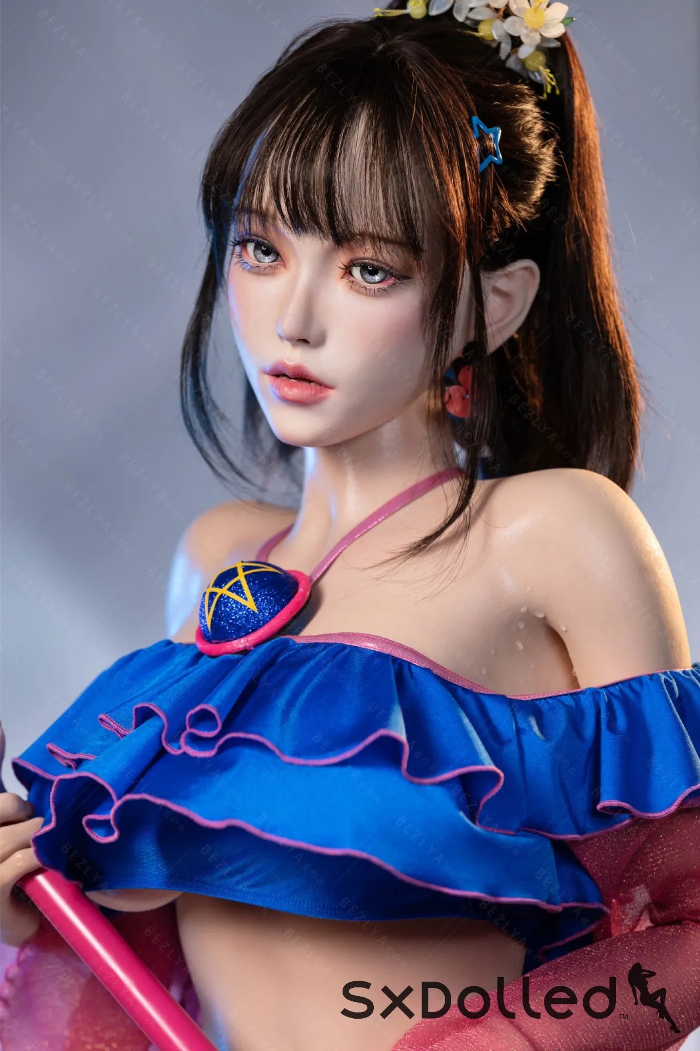 Nymphaea B (K Cup) (155cm) | Sexy Asian Swimsuit Sex Doll | Bezlya K Cup / 155cm / Brunette Sex Doll