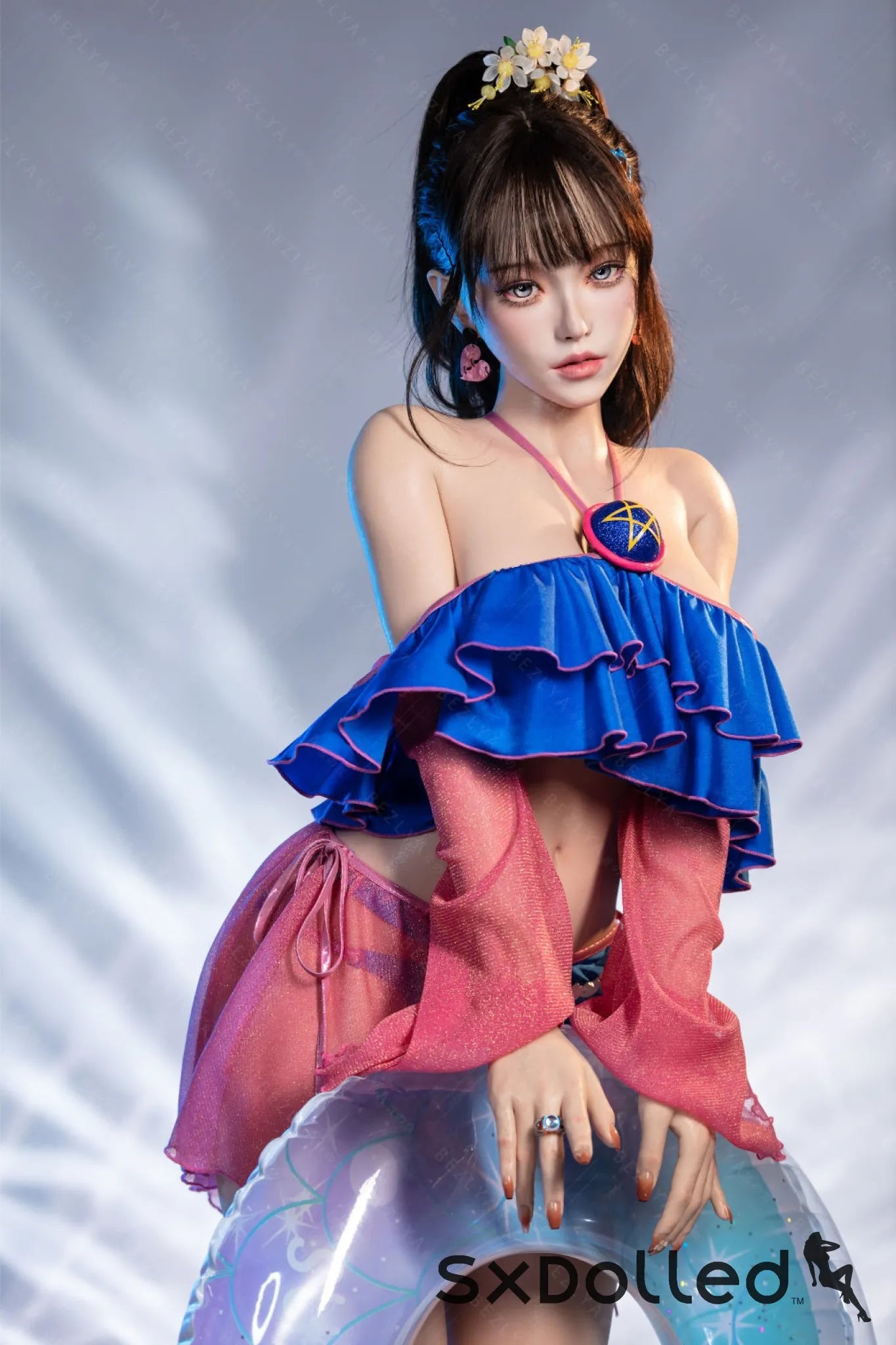 Nymphaea B (K Cup) (155cm) | Sexy Asian Swimsuit Sex Doll | Bezlya K Cup / 155cm / Brunette Sex Doll