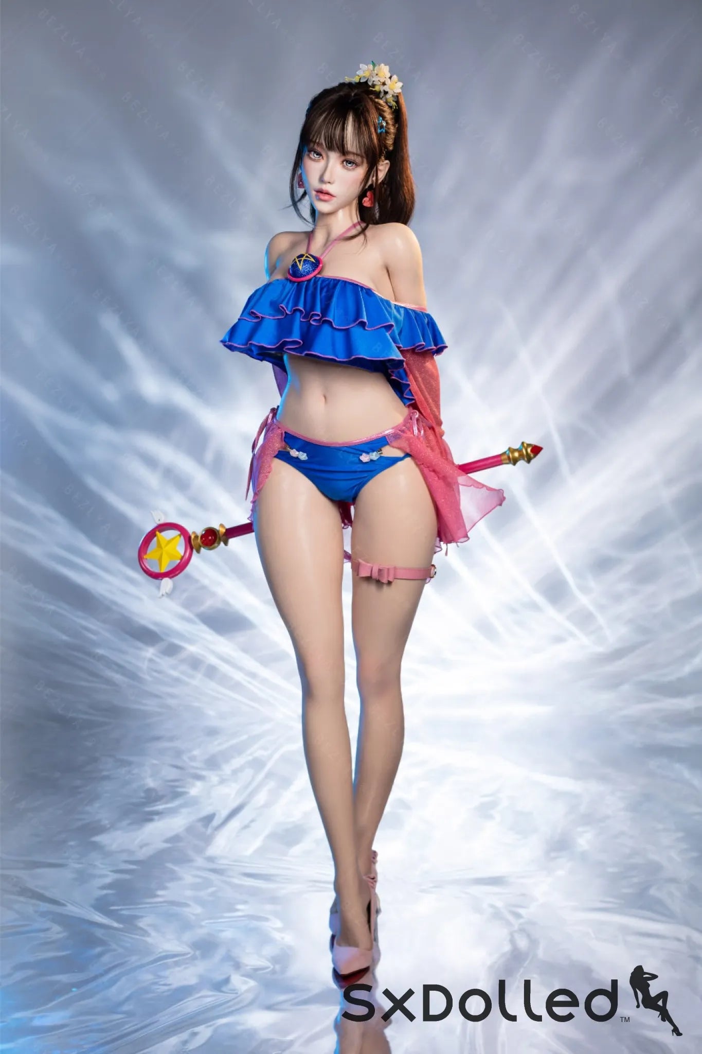 Nymphaea B (K Cup) (155cm) | Sexy Asian Swimsuit Sex Doll | Bezlya K Cup / 155cm / Brunette Sex Doll