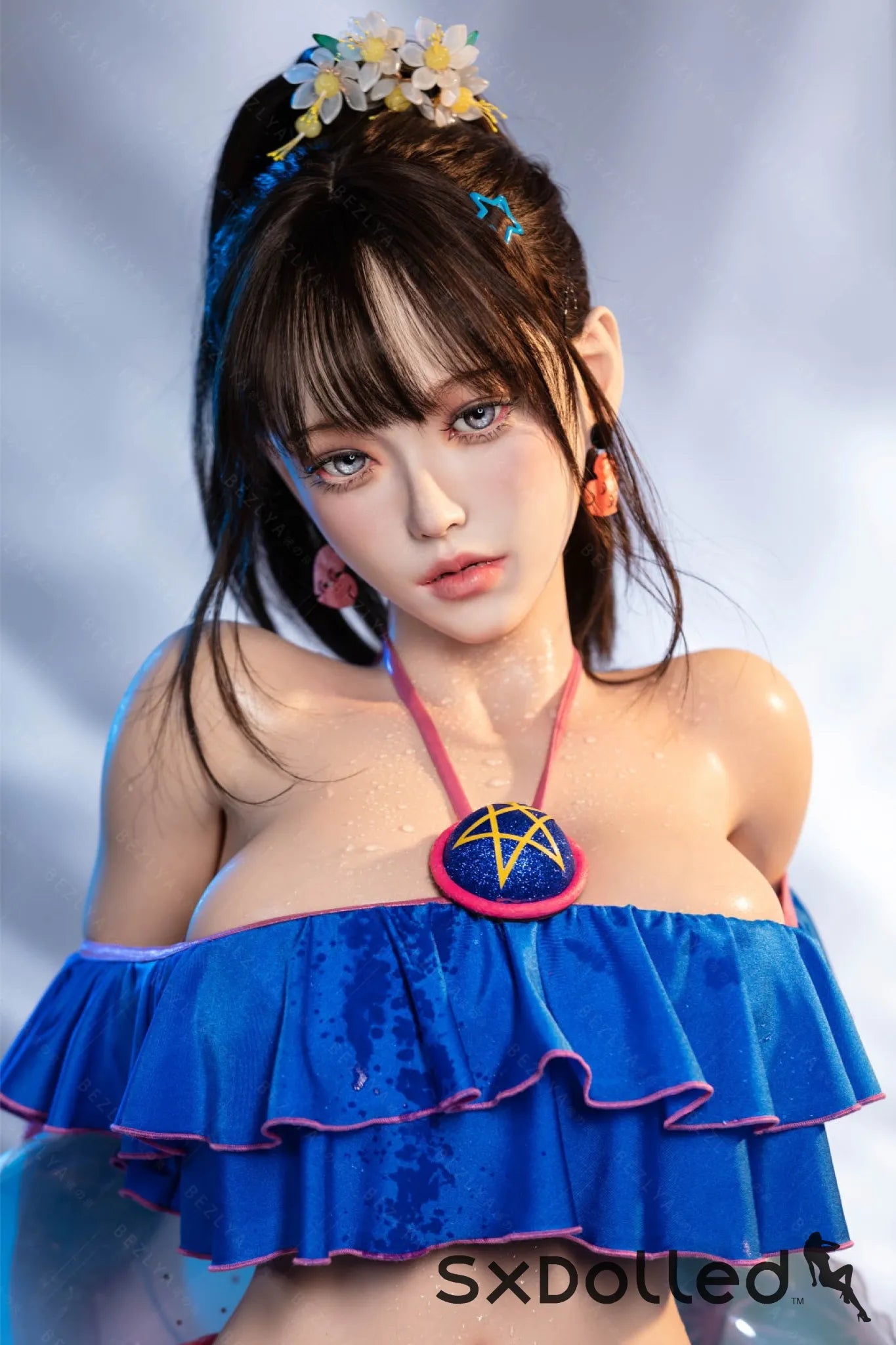 Nymphaea B (K Cup) (155cm) | Sexy Asian Swimsuit Sex Doll | Bezlya K Cup / 155cm / Brunette Sex Doll