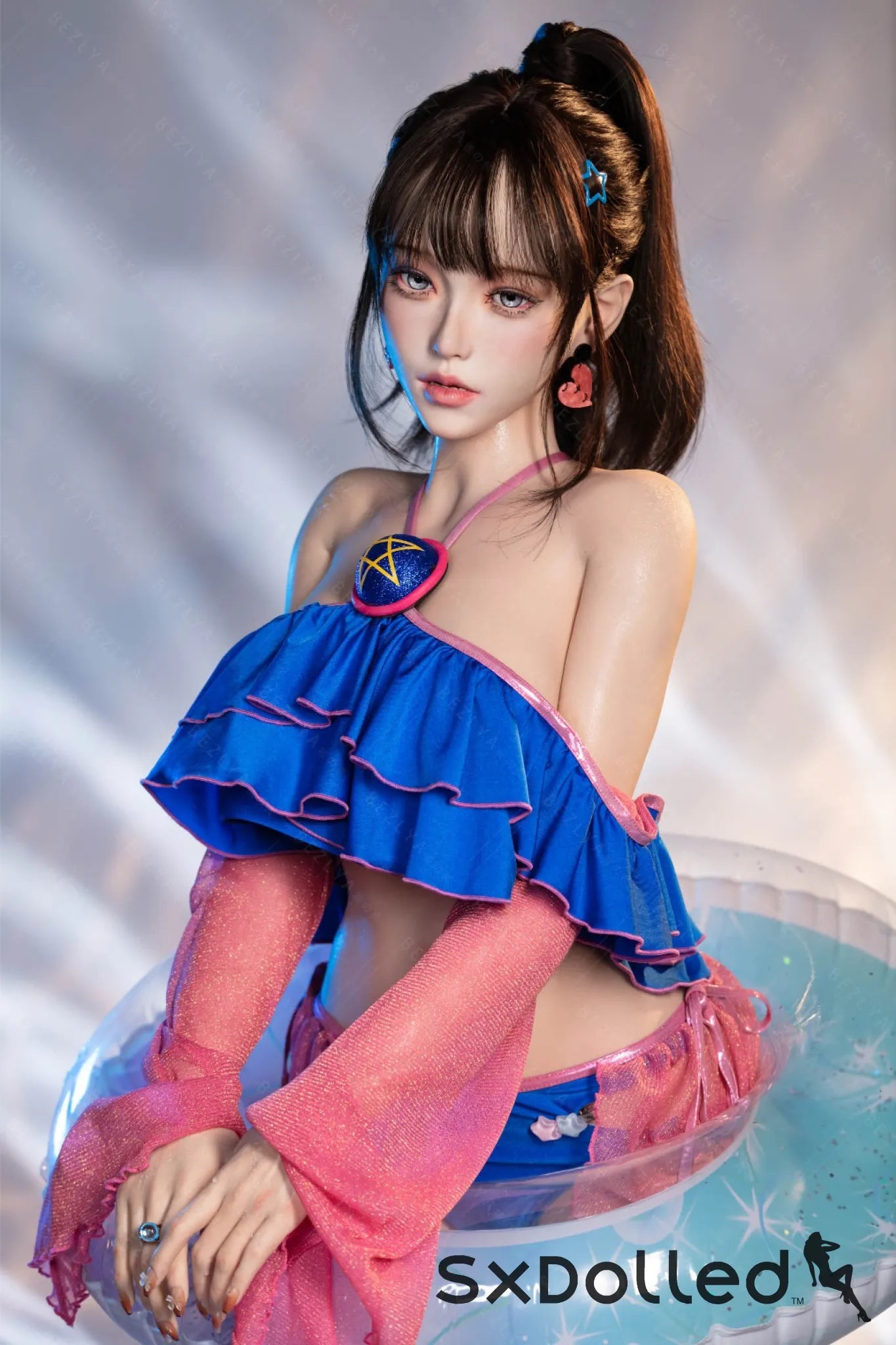 Nymphaea B (K Cup) (155cm) | Sexy Asian Swimsuit Sex Doll | Bezlya K Cup / 155cm / Brunette Sex Doll