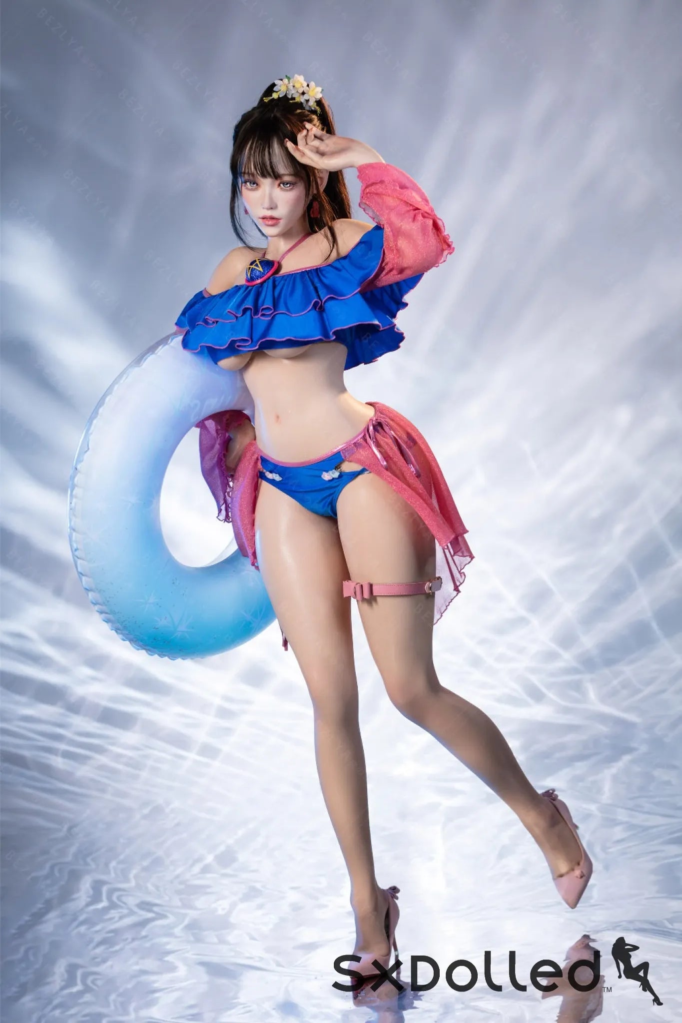 Nymphaea B (K Cup) (155cm) | Sexy Asian Swimsuit Sex Doll | Bezlya K Cup / 155cm / Brunette Sex Doll