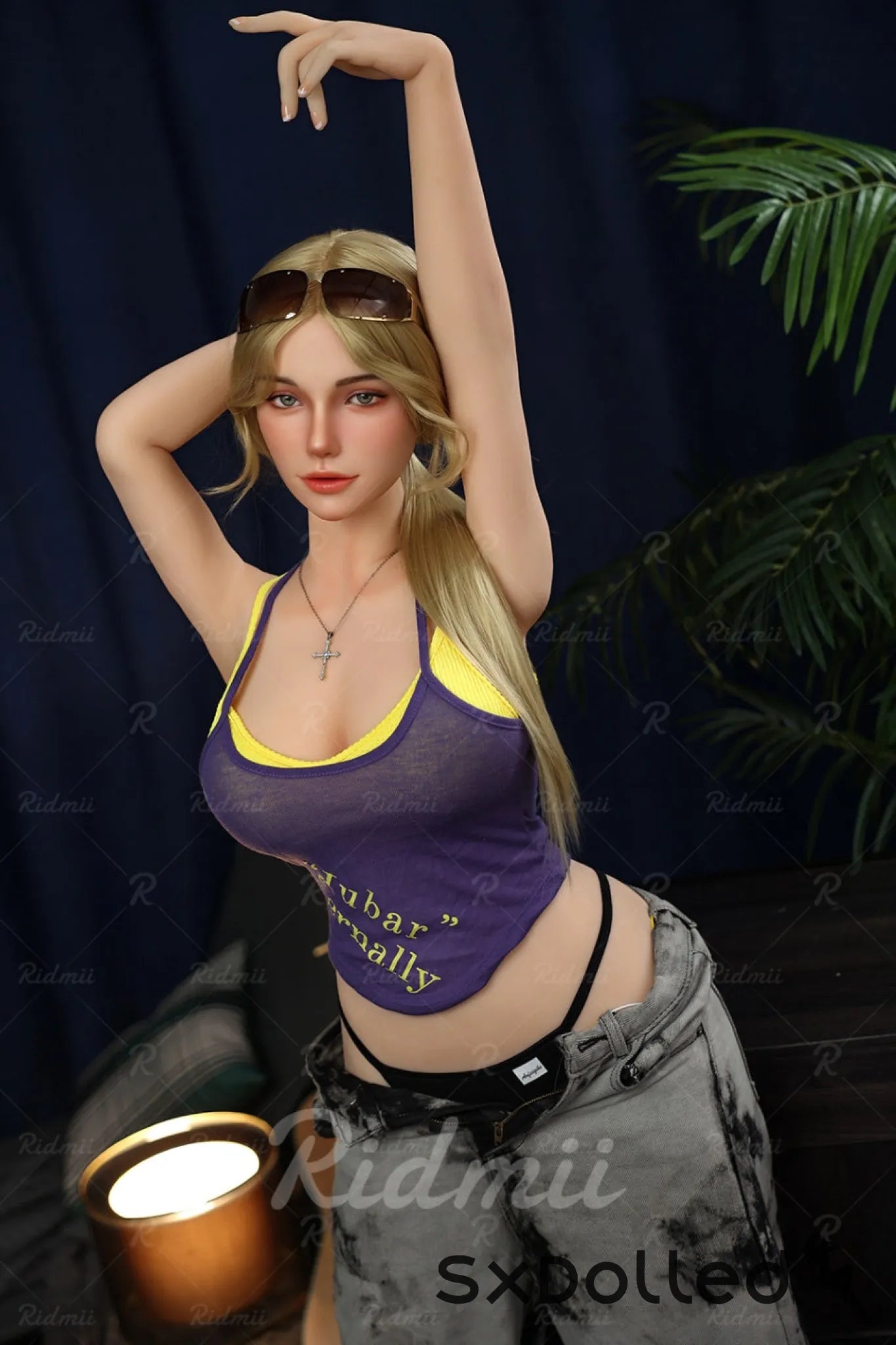 Nyx A (E-Cup) (164cm) | Happy Blonde Pear Sex Doll | RIDMII Doll E-Cup / 164cm / Blonde Sex Doll