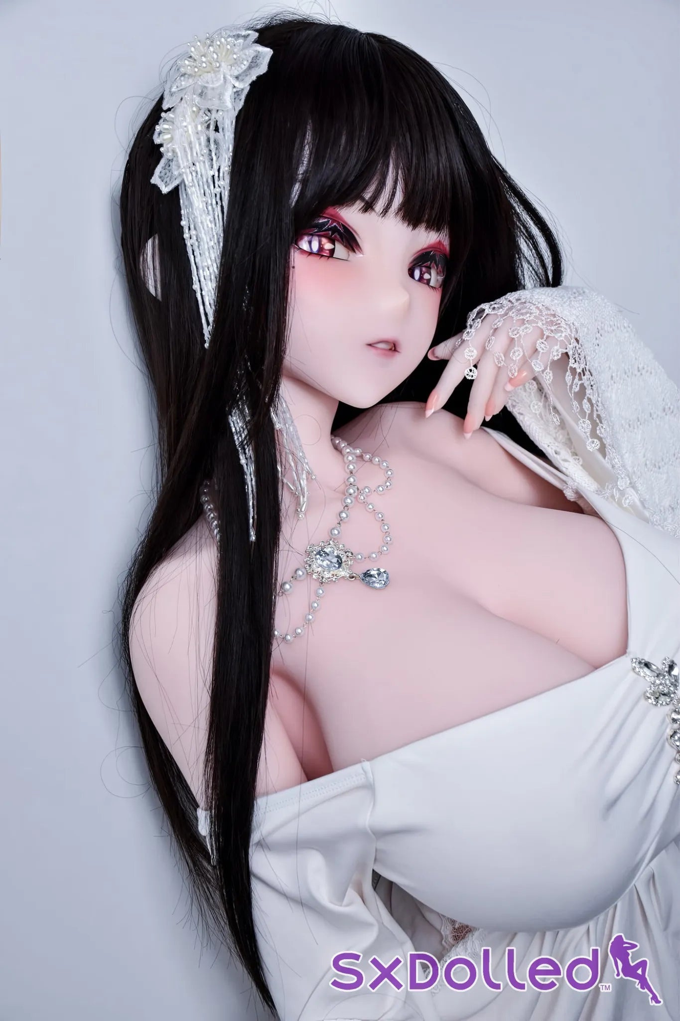 Ogata Maika (S-Cup) (163cm) | Elegant Anime Sex Doll | Elsa Babe - S-Cup / 163cm / Black - Sex Doll