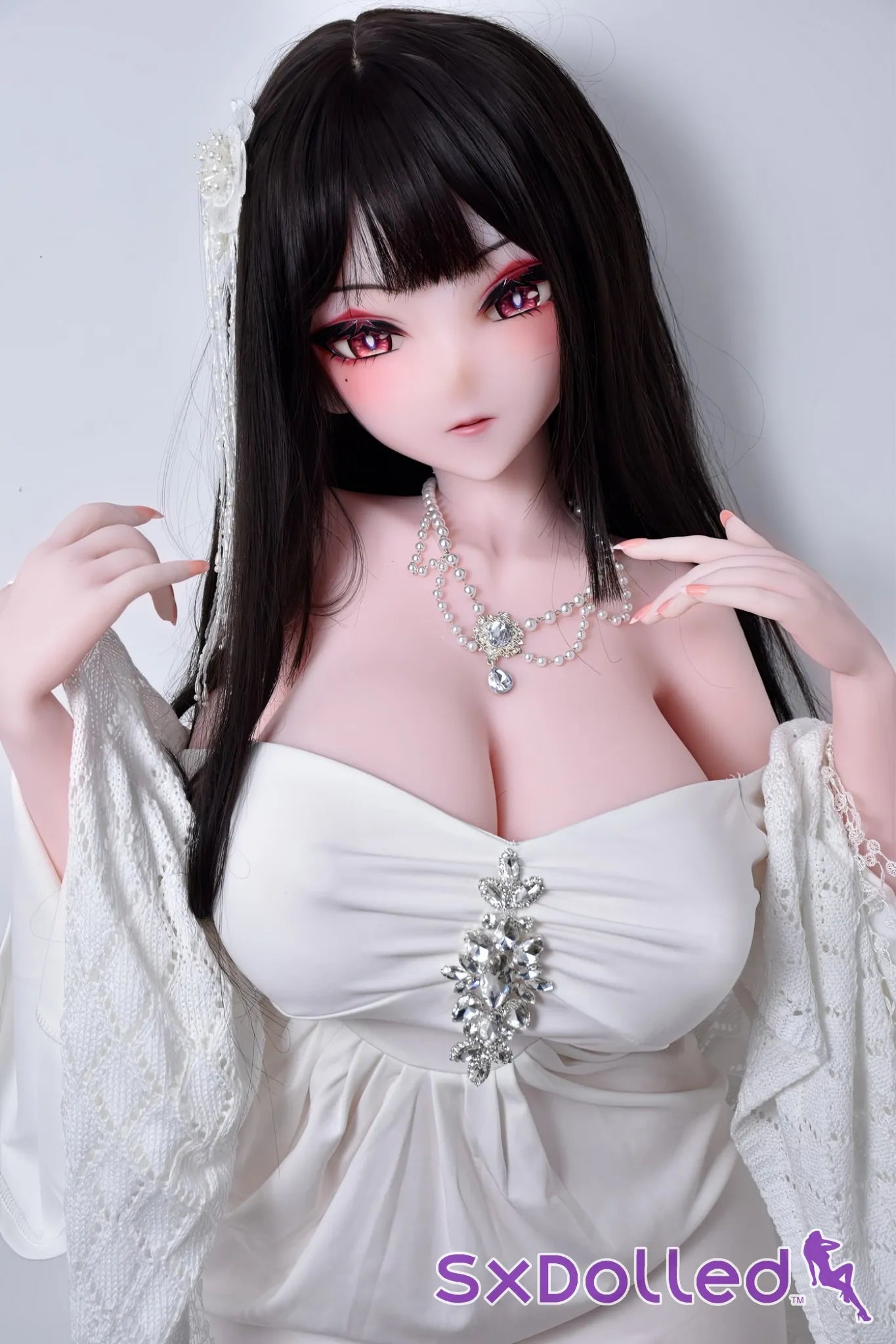 Ogata Maika (S-Cup) (163cm) | Elegant Anime Sex Doll | Elsa Babe - S-Cup / 163cm / Black - Sex Doll