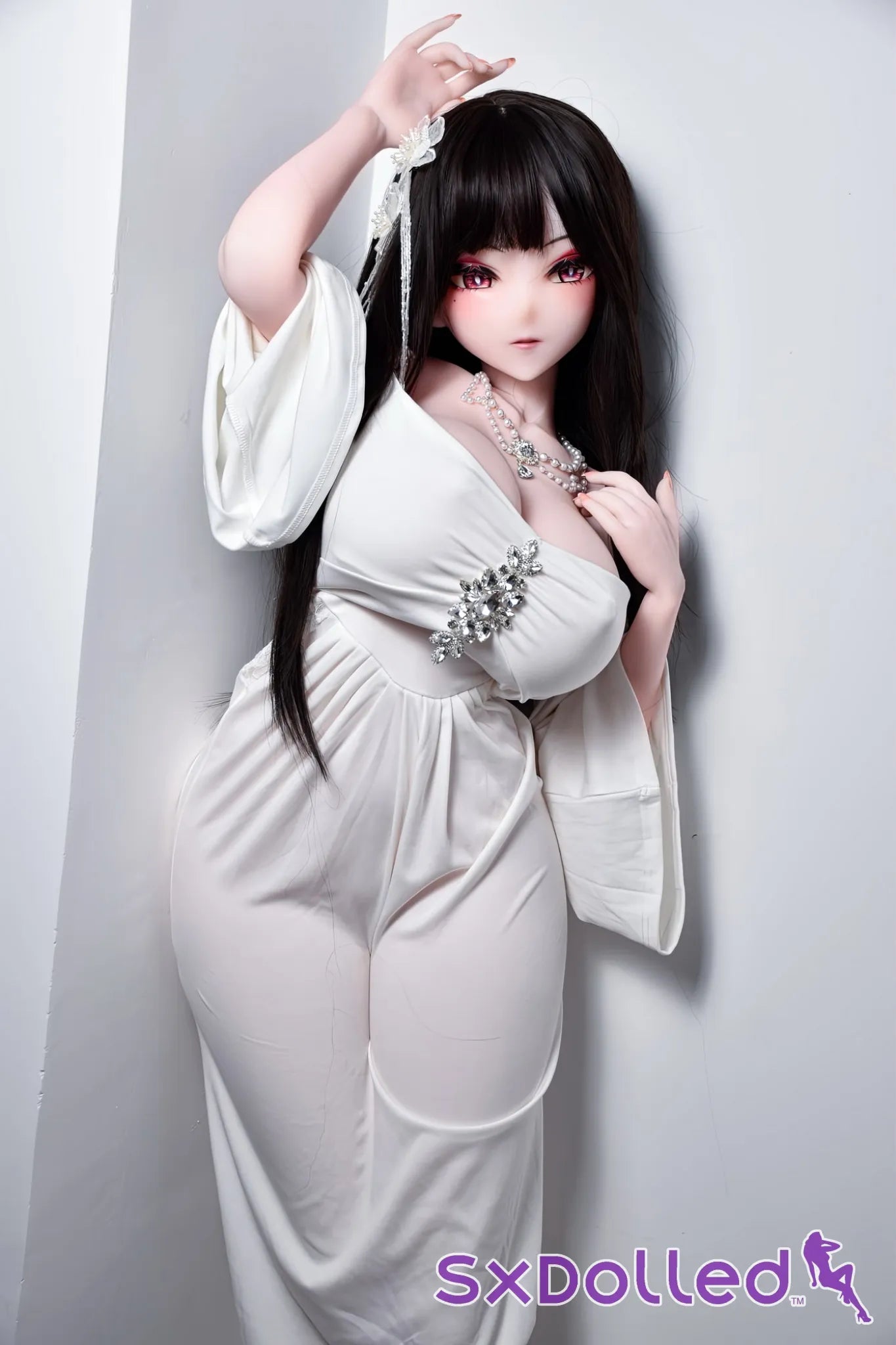 Ogata Maika (S-Cup) (163cm) | Elegant Anime Sex Doll | Elsa Babe - S-Cup / 163cm / Black - Sex Doll