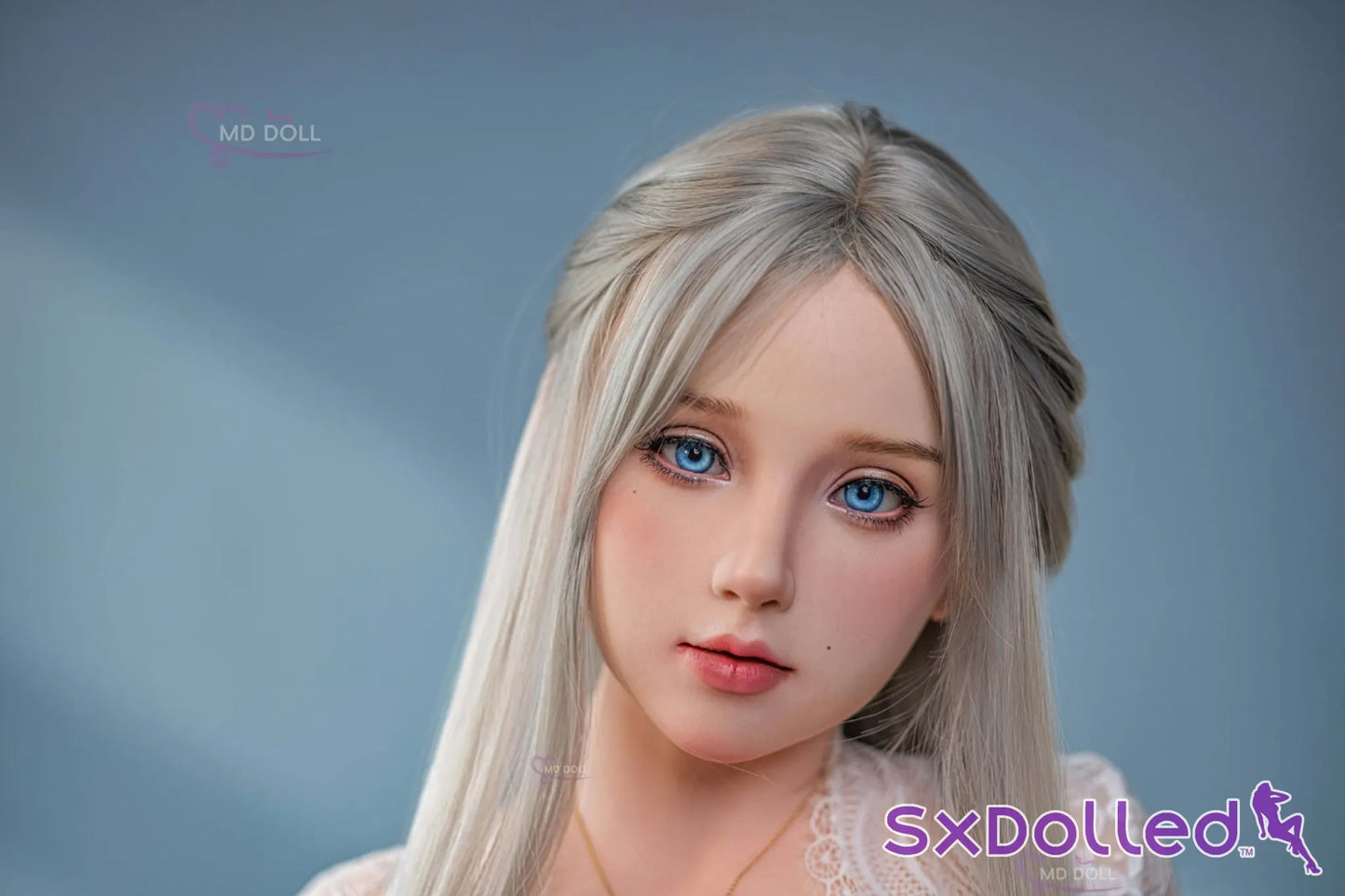 Olivia A (Q-Cup) (162cm) | Thick Caucasian Curvy Sex Doll | MD Doll Q-Cup / 162cm / Grey Sex Doll