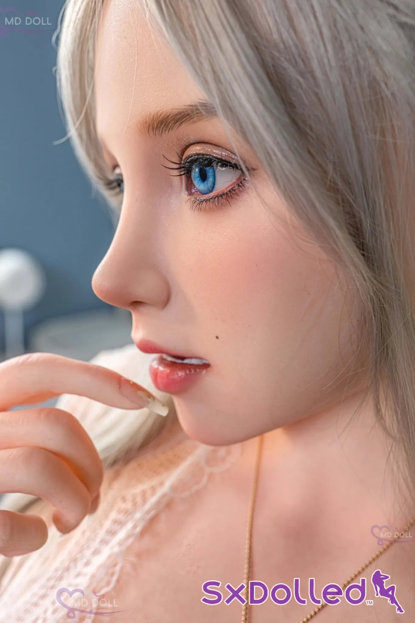 Olivia A (Q-Cup) (162cm) | Thick Caucasian Curvy Sex Doll | MD Doll Q-Cup / 162cm / Grey Sex Doll