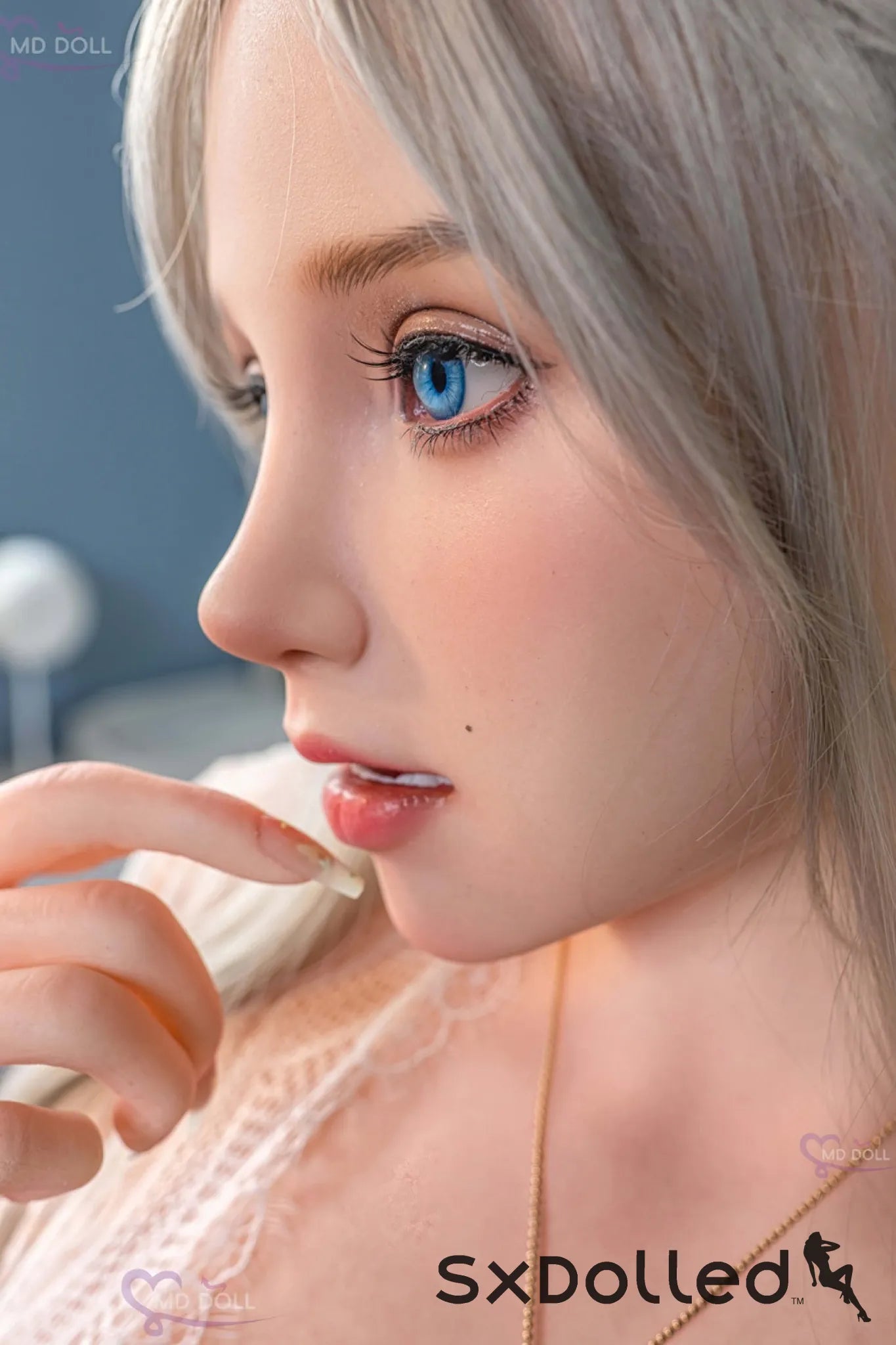 Olivia A (Q-Cup) (162cm) | Thick Caucasian Curvy Sex Doll | MD Doll Q-Cup / 162cm / Grey Sex Doll