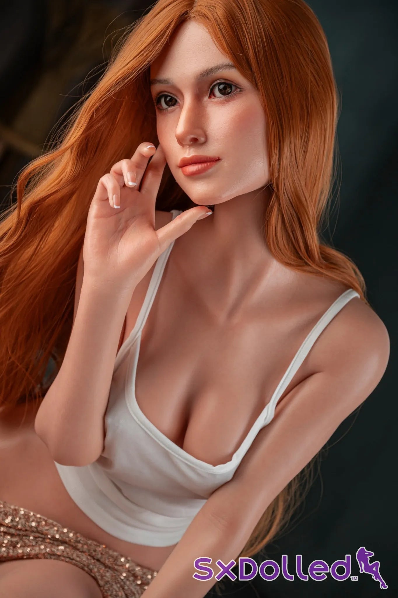 Opal A (D-Cup) (153cm) | Slim Red Headed Sex Doll | Fire Doll - D-Cup / 153cm / Orange - Sex Doll