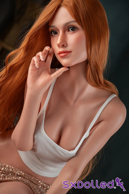 Opal A (D-Cup) (153cm) | Slim Red Headed Sex Doll | Fire Doll - D-Cup / 153cm / Orange - Sex Doll