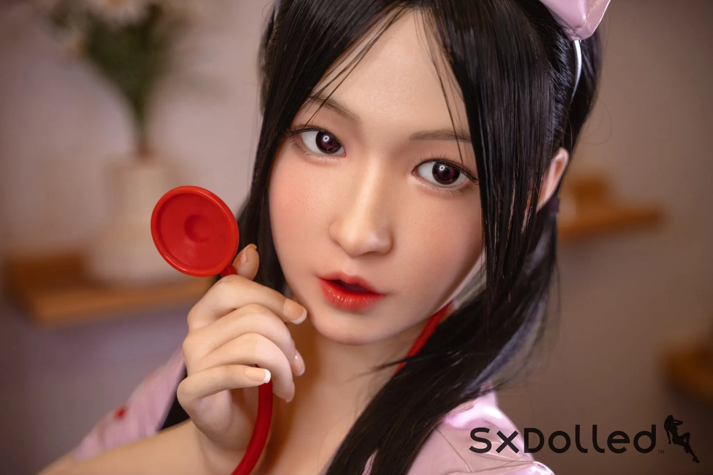 Ovidia (I-Cup) (160cm) | Asian Nurse Cosplay Sex Doll | Orangein Doll I-Cup / 160cm / Black Sex Doll