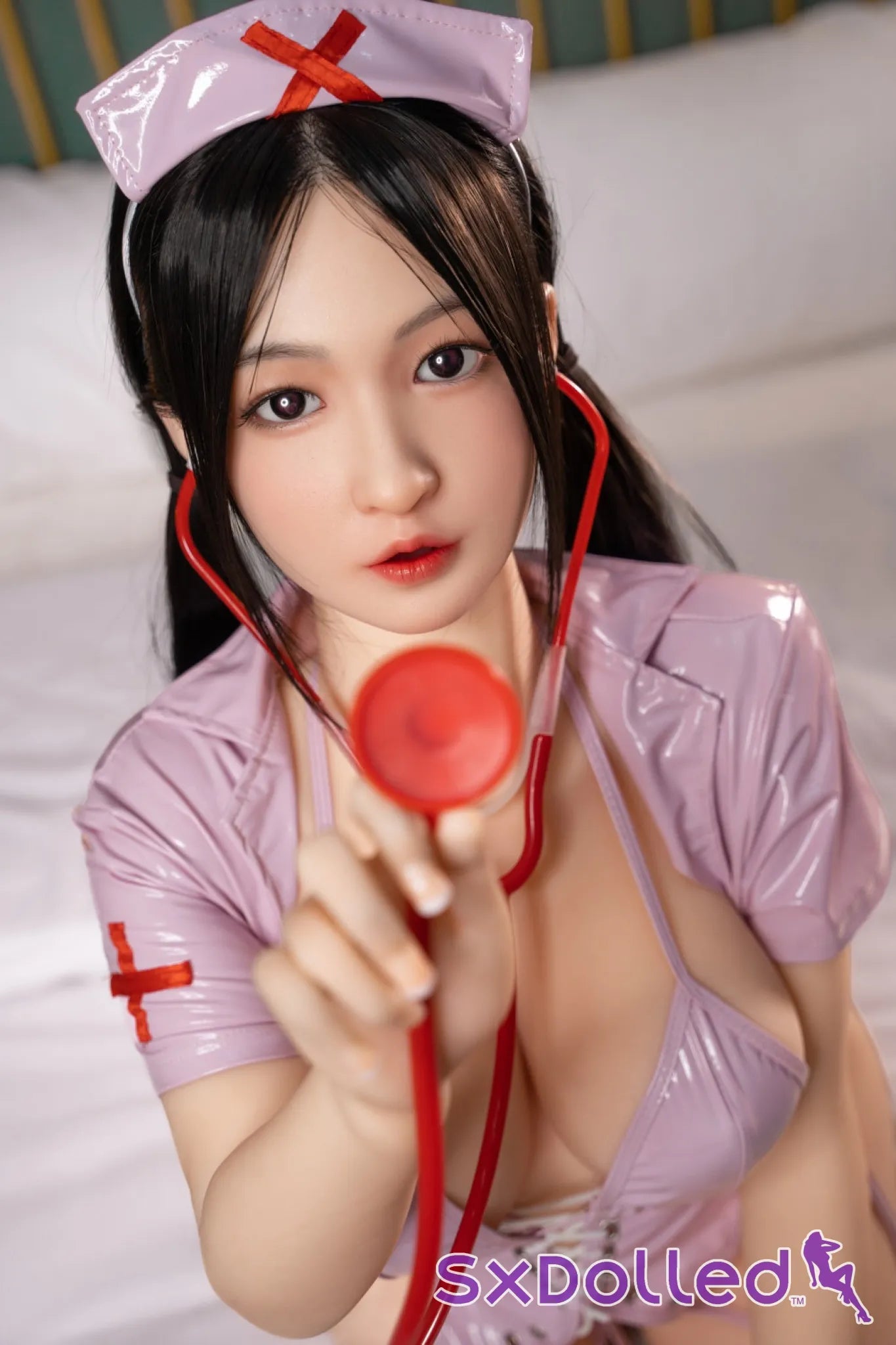 Ovidia (I-Cup) (160cm) | Asian Nurse Cosplay Sex Doll | Orangein Doll I-Cup / 160cm / Black Sex Doll