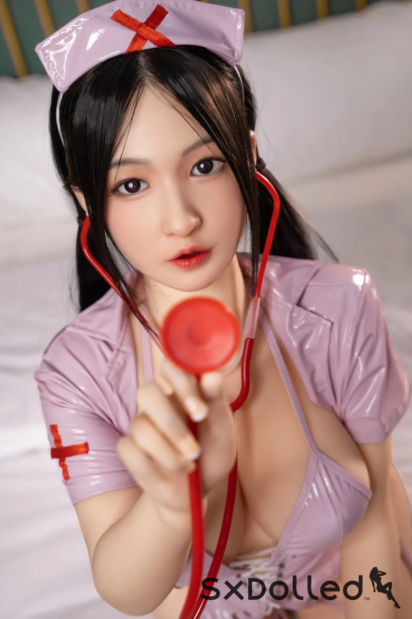 Ovidia (I-Cup) (160cm) | Asian Nurse Cosplay Sex Doll | Orangein Doll I-Cup / 160cm / Black Sex Doll