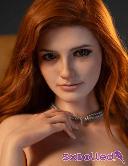 Poppy A (F-Cup) (168cm) | Red Head European Sex Doll | Top CY Doll - F-Cup / 168cm / Orange - Sex Doll