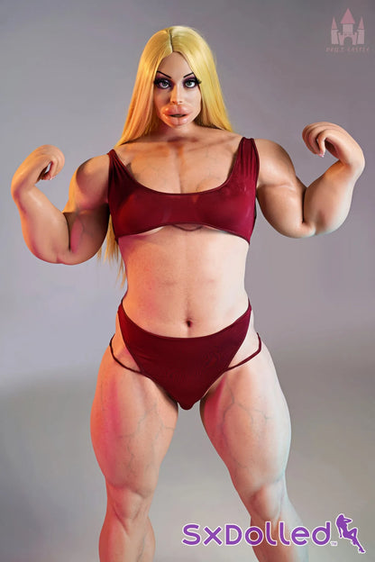 Priya B (B Cup) (160cm) | Bimbo Bodybuilder Sex Doll | Dolls Castle B Cup / 160cm / Blonde Sex Doll