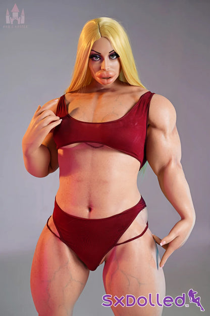 Priya B (B Cup) (160cm) | Bimbo Bodybuilder Sex Doll | Dolls Castle B Cup / 160cm / Blonde Sex Doll