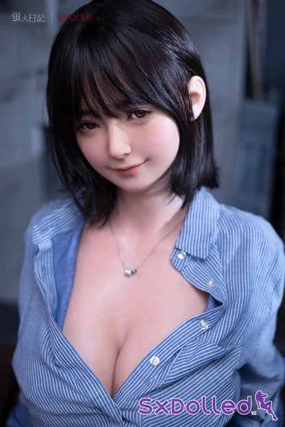 Qiandao C (I-Cup) (160cm) | Smiling Japanese Sex Doll | Firefly Diary | MAX Series - I-Cup / 160cm / Black - Sex Doll