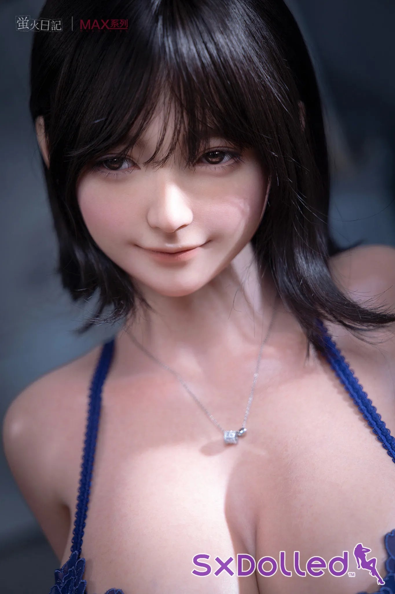 Qiandao C (I-Cup) (160cm) | Smiling Japanese Sex Doll | Firefly Diary | MAX Series - I-Cup / 160cm / Black - Sex Doll