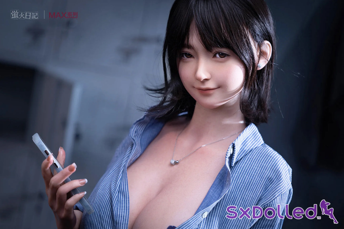 Qiandao C (I-Cup) (160cm) | Smiling Japanese Sex Doll | Firefly Diary | MAX Series - I-Cup / 160cm / Black - Sex Doll