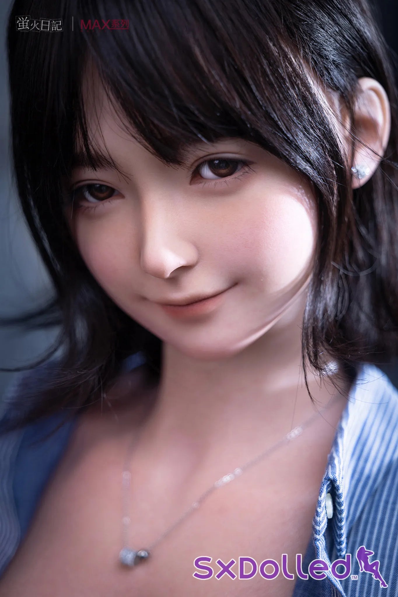 Qiandao C (I-Cup) (160cm) | Smiling Japanese Sex Doll | Firefly Diary | MAX Series - I-Cup / 160cm / Black - Sex Doll