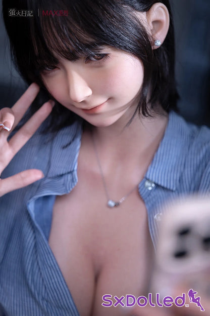 Qiandao C (I-Cup) (160cm) | Smiling Japanese Sex Doll | Firefly Diary | MAX Series - I-Cup / 160cm / Black - Sex Doll