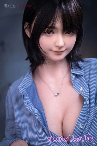 Qiandao C (I-Cup) (160cm) | Smiling Japanese Sex Doll | Firefly Diary | MAX Series - I-Cup / 160cm / Black - Sex Doll