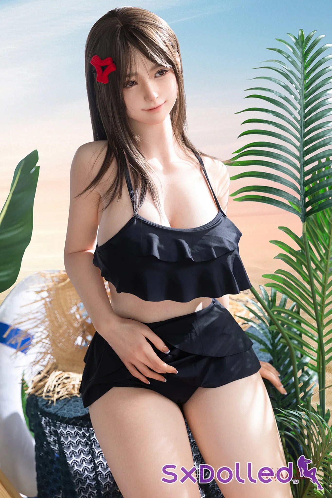 Qiandao D (I-Cup) (160cm) | Beach Resort Sex Doll | Firefly Diary | MAX Series - I-Cup / 160cm / Brunette - Sex Doll
