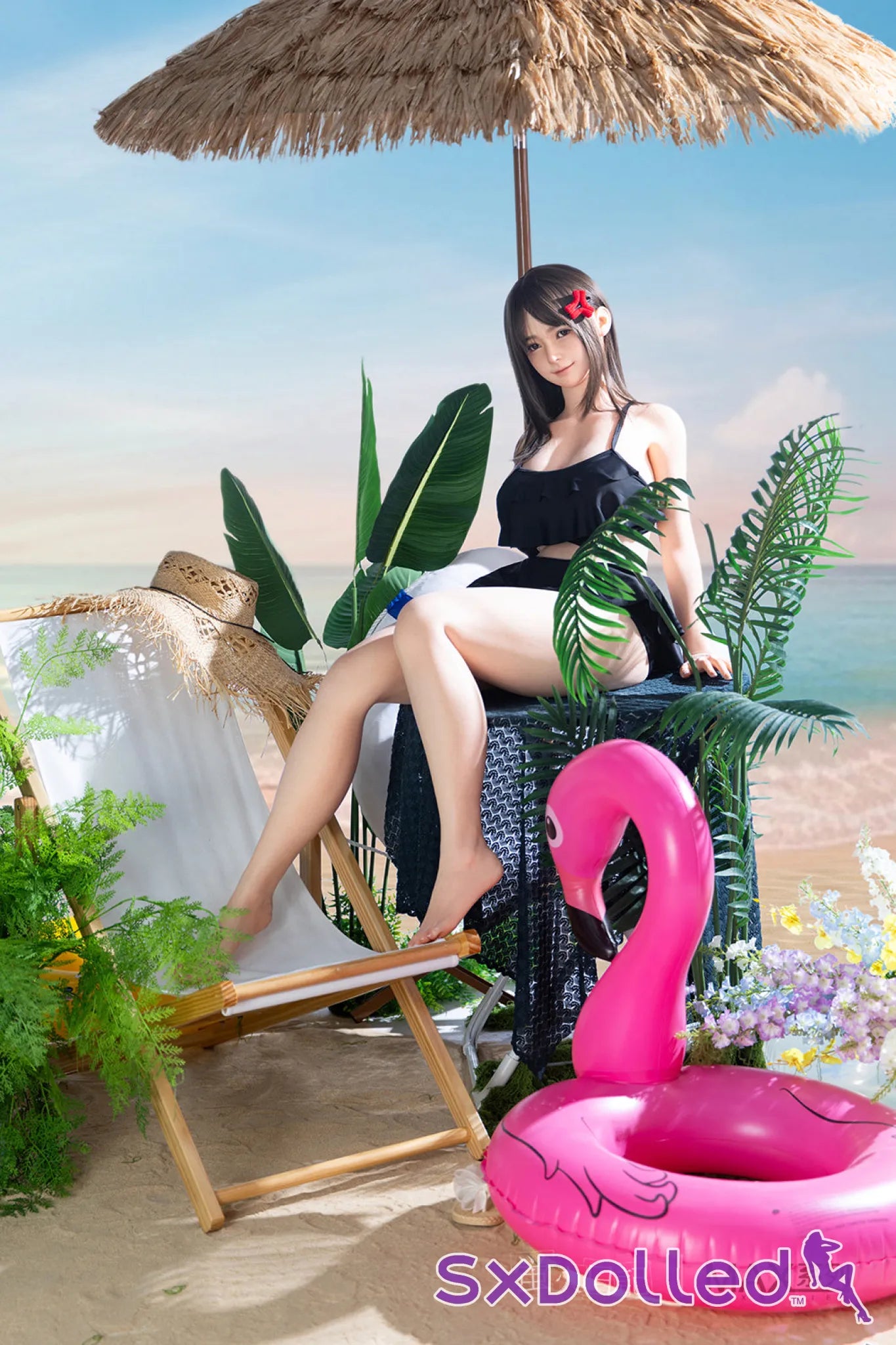 Qiandao D (I-Cup) (160cm) | Beach Resort Sex Doll | Firefly Diary | MAX Series - I-Cup / 160cm / Brunette - Sex Doll