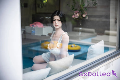 Qingwen A (C-Cup) (176cm) | Tall Asian Silicone Sex Doll | Starpery C-Cup / 176cm / Black Sex Doll