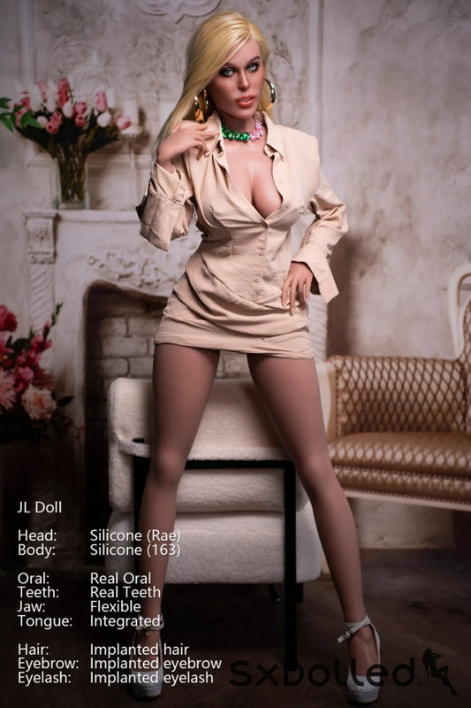 Rae A (I-Cup) (163cm) | Tanned Blonde Blue Eyed Sex Doll | Jarliet - I-Cup / 163cm / Blonde - Sex Doll