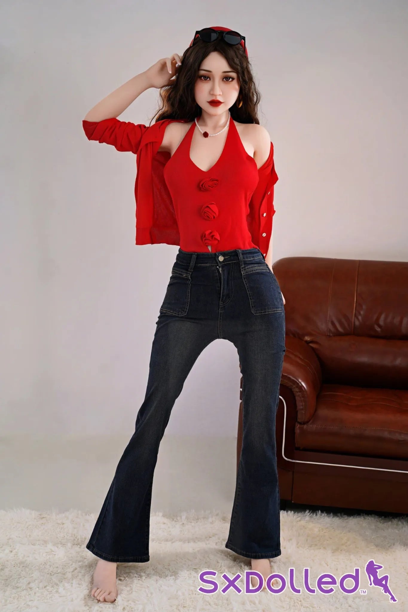 Raina A (E-Cup) (170cm) | Caucasian Sex Doll | Dolls Castle E-Cup / 170cm / Brunette Sex Doll