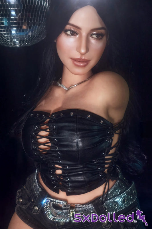 Renata B (F-Cup) (100cm) | Midnight Glamour Siren Sex Doll Torso | Climax Doll - F-Cup / 100cm / Black - Sex Torso