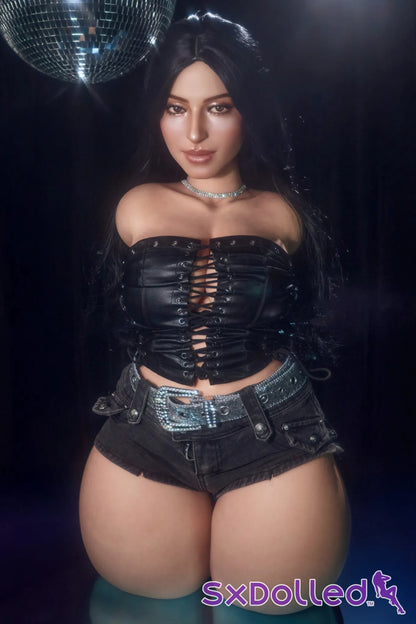 Renata B (F-Cup) (100cm) | Midnight Glamour Siren Sex Doll Torso | Climax Doll - F-Cup / 100cm / Black - Sex Torso