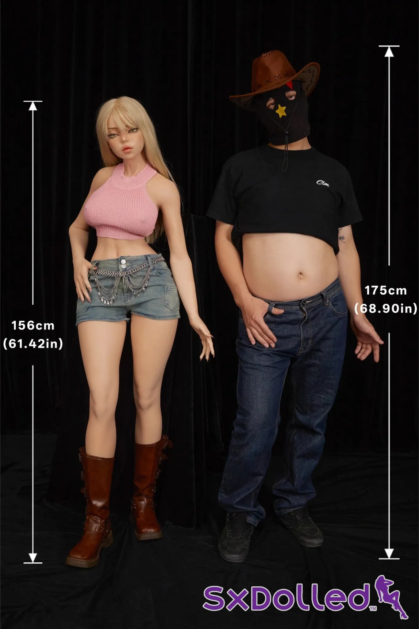 Rhea A (F-Cup) (156cm) | Cowgirl Cosplay Sex Doll | Climax Doll F-Cup / 156cm / Blonde Sex Doll