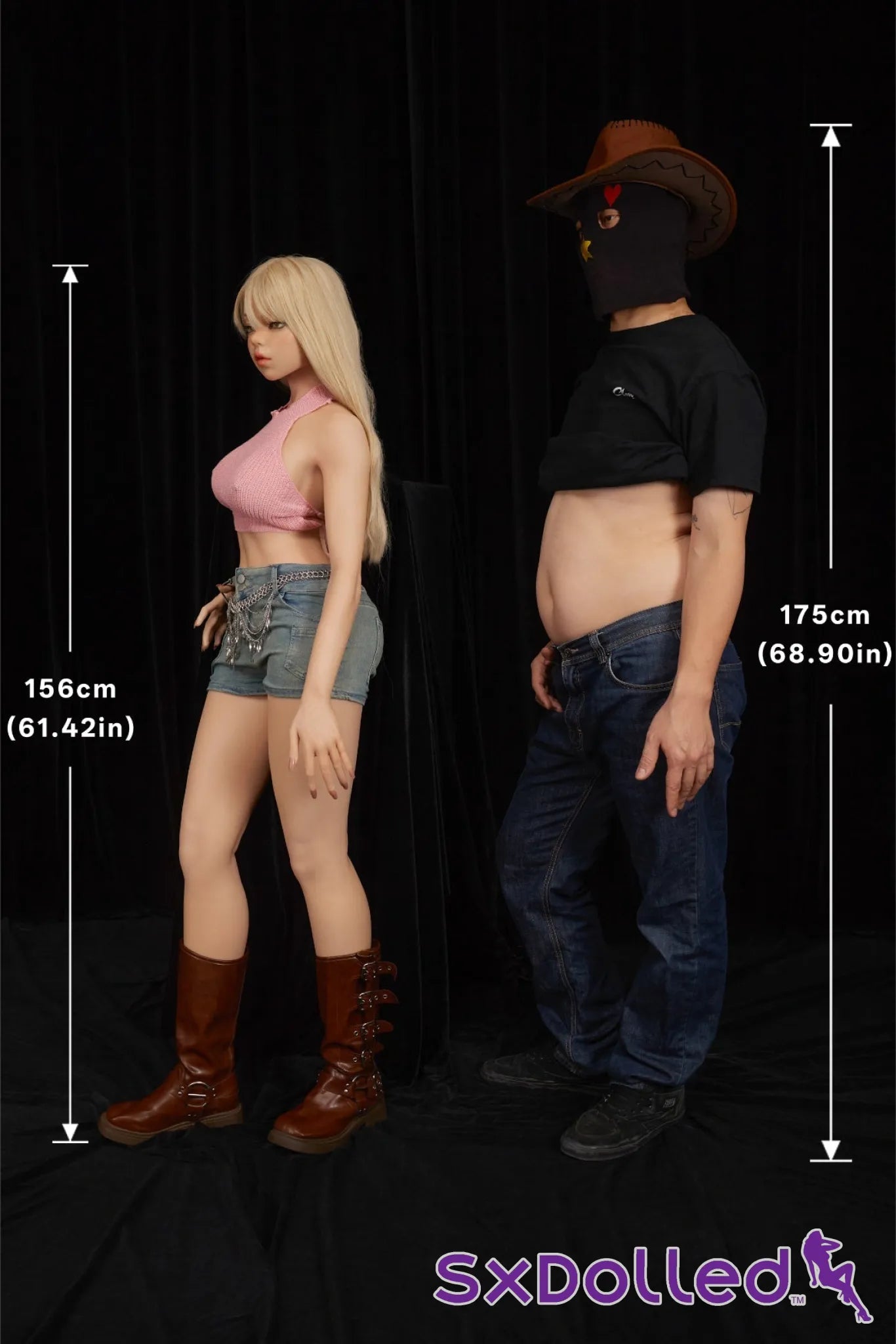 Rhea A (F-Cup) (156cm) | Cowgirl Cosplay Sex Doll | Climax Doll F-Cup / 156cm / Blonde Sex Doll