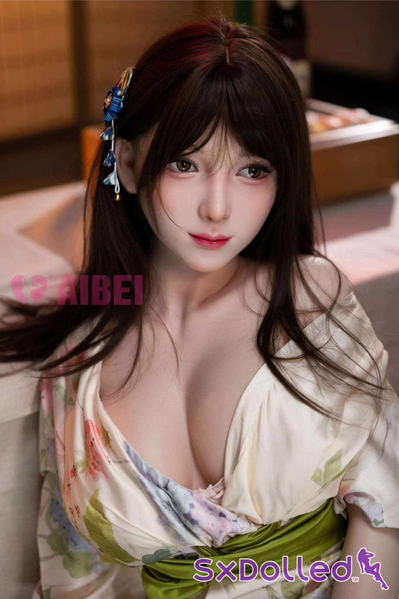 Rika A (E-Cup) (167cm) | Kimono Asian Sex Doll | Aibei Doll E-Cup / 167cm / Brunette Sex Doll